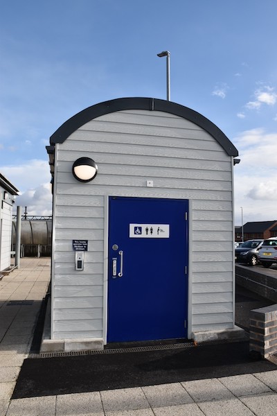 A new toilet pod exterior